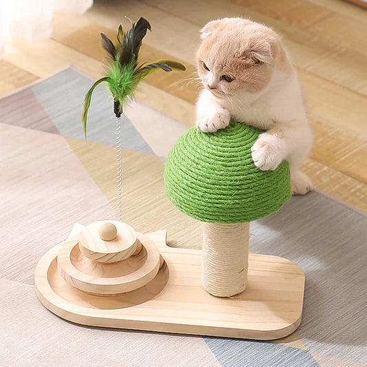 Pawthentic Scratch and Play Dual-Use Cat Toy