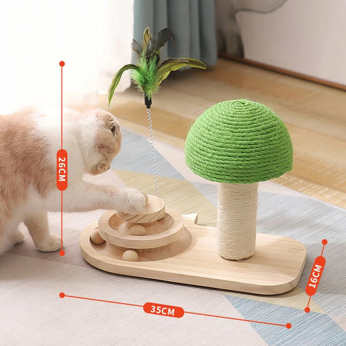 Pawthentic Scratch and Play Dual-Use Cat Toy